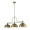 Z-Lite Melange 3 Light Chandelier, Heritage Brass & Heritage Brass 725-3HBR-D12HBR - alternate 1